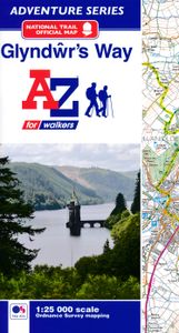 Wandelatlas Adventure Atlas Glyndwr's Way | A-Z Map Company