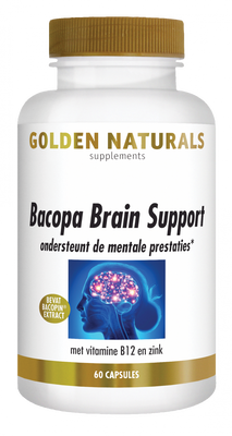 Golden Naturals Bacopa Brain Support Capsules