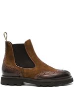 Doucal's bottines chelsea à effet bruni - Marron