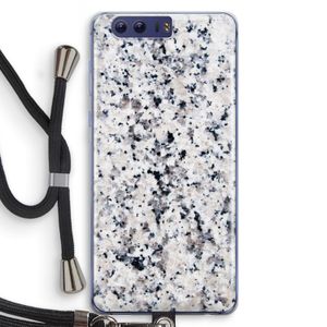 Gespikkelde marmer: Honor 9 Transparant Hoesje met koord