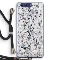 Gespikkelde marmer: Honor 9 Transparant Hoesje met koord