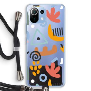 Abstract: Xiaomi Mi 11 Lite Transparant Hoesje met koord