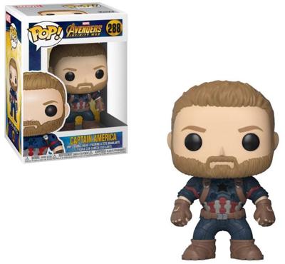 Avengers Infinity War POP! Movies Vinyl Figure Captain America 9cm