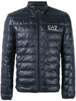 Ea7 Emporio Armani doudoune à logo - Bleu