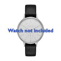 Skagen horlogeband SKW2415 Leder Zwart 14mm