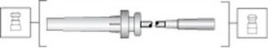 Bougiekabelset MSK1286