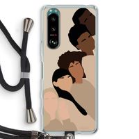 Sweet creatures: Sony Xperia 5 III Transparant Hoesje met koord Sweet creatures: Sony Xperia 5 III Transparant Hoesje met koord