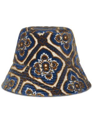 ETRO bob à motif en jacquard - Bleu