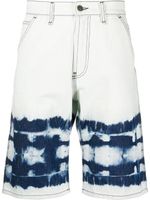 MSGM short en denim à imprimés abstraits - Bleu MSGM short en denim à imprimés abstraits - Bleu
