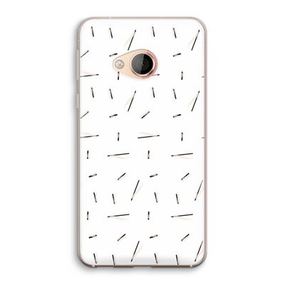 Hipster stripes: HTC U Play Transparant Hoesje