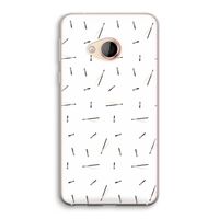 Hipster stripes: HTC U Play Transparant Hoesje