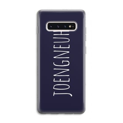 Joengneuh!: Samsung Galaxy S10 4G Transparant Hoesje
