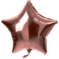 Folieballon Ster Brons Shiny (48cm)