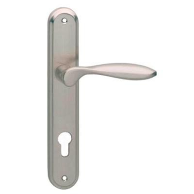 Deurkruk George schild PC 72 mm nikkel mat