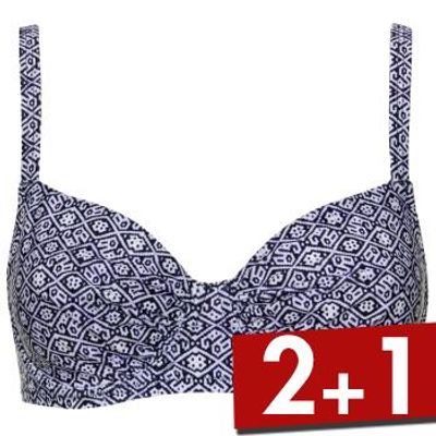 Damella Blue Mosaic Bikini Underwire Bra * Actie *