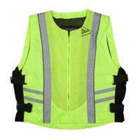 MODEKA Basic Mesh, Fluohesje voor op de moto, Fluo Geel