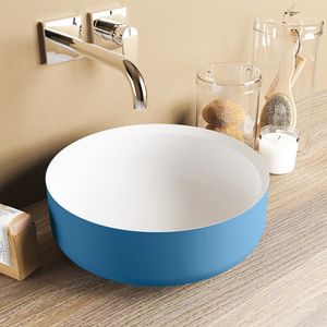 MONDIAZ COSS Waskom solid surface 36cm kleur Jeans / Talc
