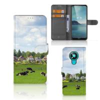 Nokia 3.4 | Telefoonhoesje | Met pasjeshouder | Koeien