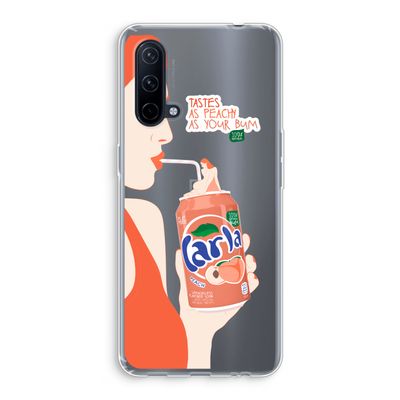 Peach please!: OnePlus Nord CE 5G Transparant Hoesje