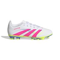adidas Predator Club Gras / Kunstgras Voetbalschoenen (MG) Kids Wit Roze Neongeel