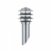 LED Tuinverlichting - Wandlamp Buiten - Kayo 1 - E27 Fitting - Rond - RVS - Philips - CorePro Lustre 827 P45 FR - 5.5W - thumbnail