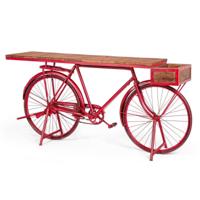 Wandtafel Home ESPRIT Bruin Zwart 195 x 40 x 91 cm