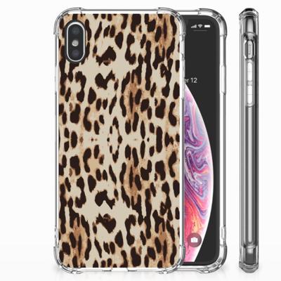 Apple iPhone Xs Max Case Anti-shock Leopard Apple iPhone Xs Max Case Anti-shock Leopard