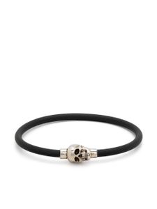 Alexander McQueen bracelet à tête de mort - Noir