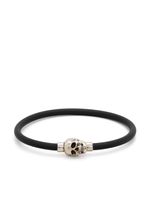 Alexander McQueen bracelet à tête de mort - Noir