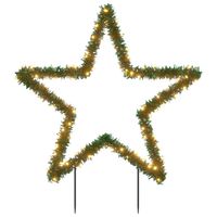 vidaXL Kerstverlichting met ster 115 LED's 85 cm