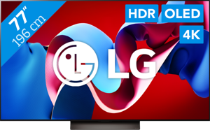 LG OLED77C46LA tv 195,6 cm (77") 4K Ultra HD Smart TV Wifi Zwart