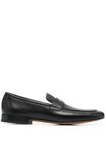 Corneliani mocassins en cuir grainé - Noir