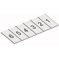 WAGO 2009-110/762-859 Opschriftstroken Wit 50 stuk(s)
