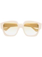 Gucci Eyewear lunettes de soleil à monture carrée - Blanc