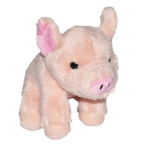 Pluche knuffel Varken van 13 cm   -