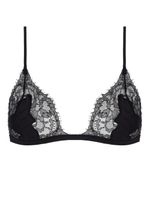 Kiki de Montparnasse soutien-gorge Giselle en soie - Noir - thumbnail