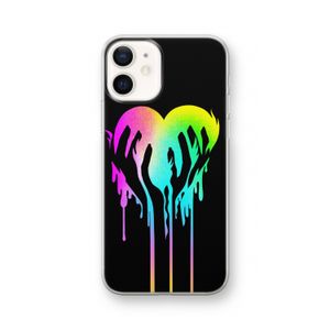 Hold My Heart: iPhone 12 Transparant Hoesje