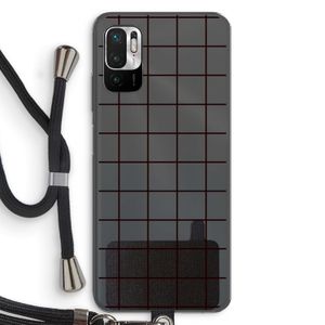 Rooster: Xiaomi Redmi Note 10 5G Transparant Hoesje met koord