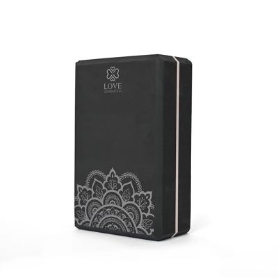 Love Generation Foam Yogablok - Mandala - Blessed Black