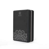 Love Generation Foam Yogablok - Mandala - Blessed Black