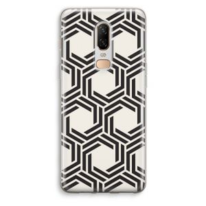 Geometrisch patroon: OnePlus 6 Transparant Hoesje