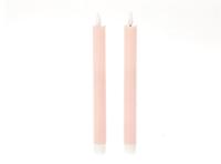 HBX Natural Living Dinerkaars led vlam 24.5cm roze