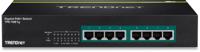Trendnet TPE-TG81g Unmanaged Gigabit Ethernet (10/100/1000) Power over Ethernet (PoE) Zwart - thumbnail