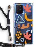 Abstract: Samsung Galaxy Note 10 Lite Transparant Hoesje met koord