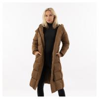 Anky Long Puffer Coat ATC242004 brons maat:m - thumbnail