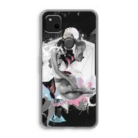 Camouflage de sommeil: Google Pixel 4a Transparant Hoesje