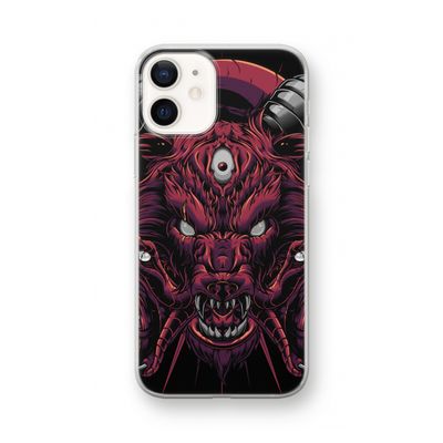 Hell Hound and Serpents: iPhone 12 mini Transparant Hoesje