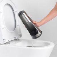 Brabantia ReNew toiletaccessoires, set - toiletborstel met houder, toiletrolhouder en reserverolhouder - Matt Steel - thumbnail