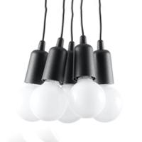 Hanglamp DIEGO 5 zwart