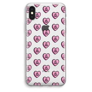 GIRL POWER: iPhone XS Max Transparant Hoesje